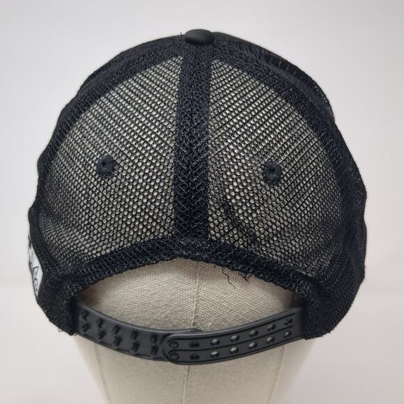 Billabong Snapback Trucker Hat Black One Size Adjustable Breathable Mesh Back - Picture 6 of 9